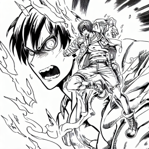Attack On Titan Coloring Pages hd