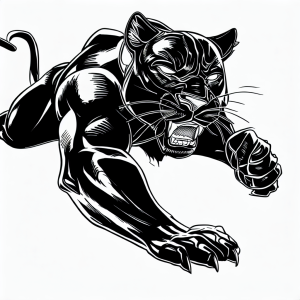 Black Panther Coloring Pages hd