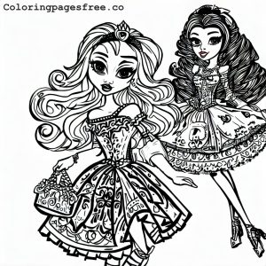 Ever After High Coloring Pages free