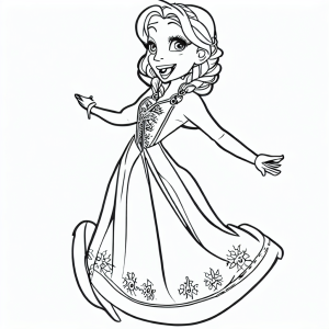 Frozen Coloring Pages Printable free