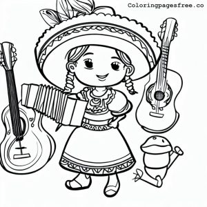 Hispanic Heritage Month Coloring Pages hd