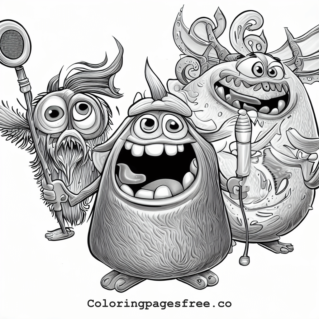 My Singing Monsters Coloring Pages hd