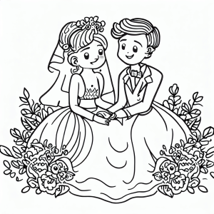 Wedding Coloring Pages hd