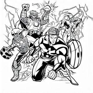 Avengers Coloring Pages printable