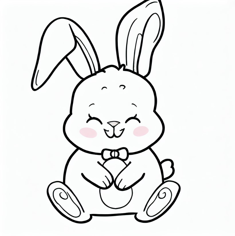 Bunny Coloring Page printable